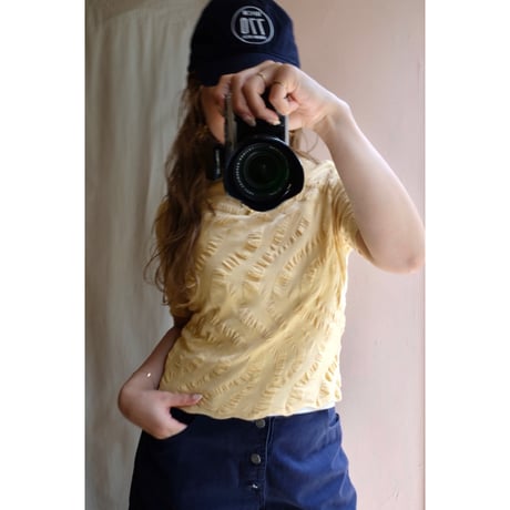 butter yellow T-shirt
