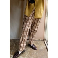 tartan check pants