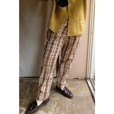 tartan check pants