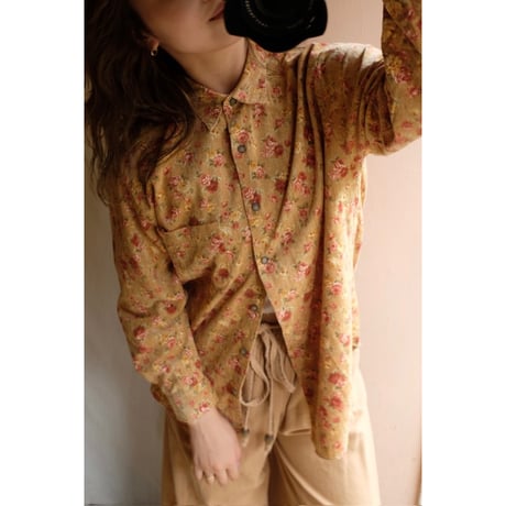 mustard flower shirt
