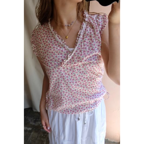 pink butterfly tank top