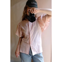 colorful frill blouse