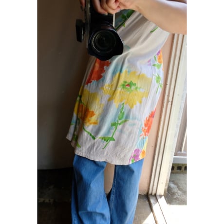 colorful flower one-piece