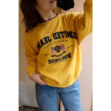 mustard yellow sweat