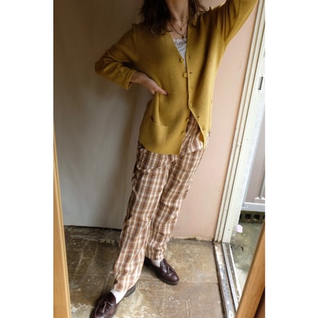 tartan check pants
