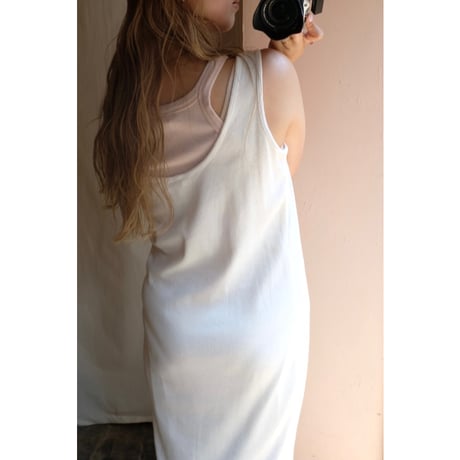 white cotton one-piece