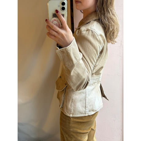 beige jacket
