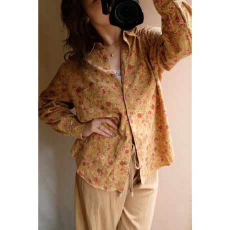 mustard flower shirt