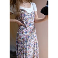flower camisole one-piece