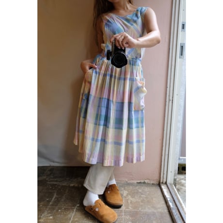 pastel color one-piece