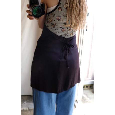 black flower tunic