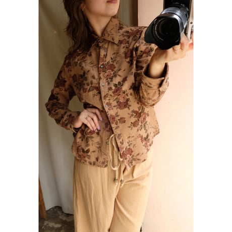 beige west ribbon pants