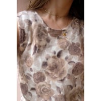 brown rose tank top