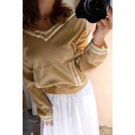 70's sailor collar tops