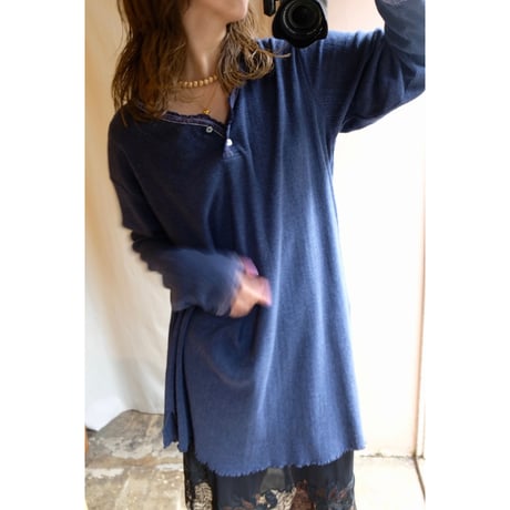 navy pullover one-piece