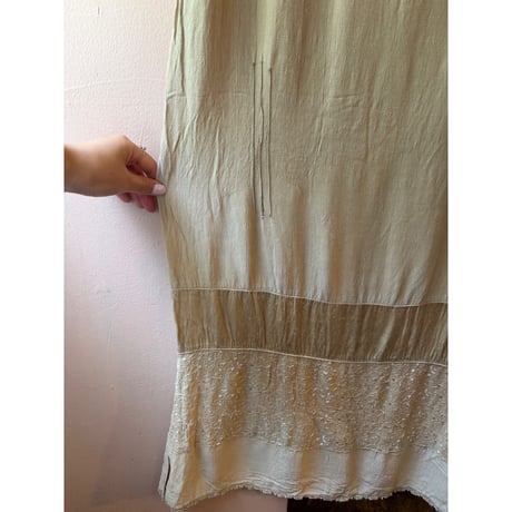 sand beige one-piece