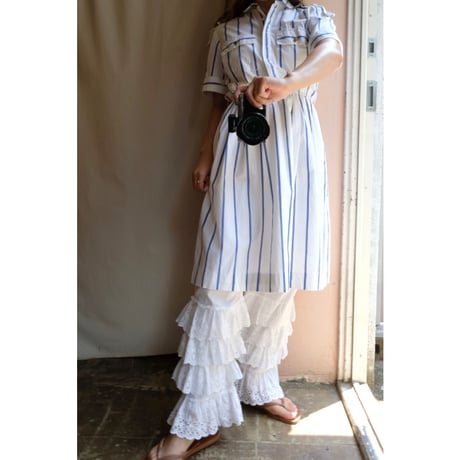 blue stripe one-piece
