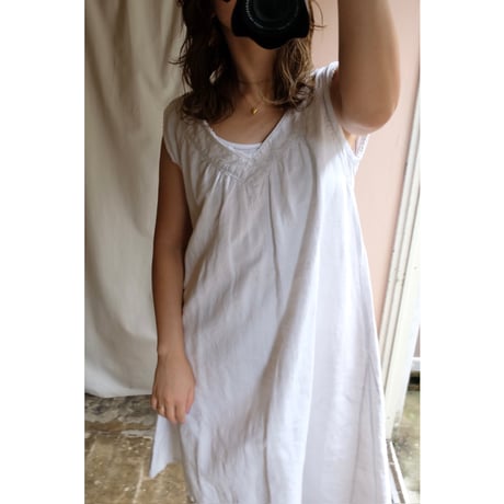 France antique linen one-piece