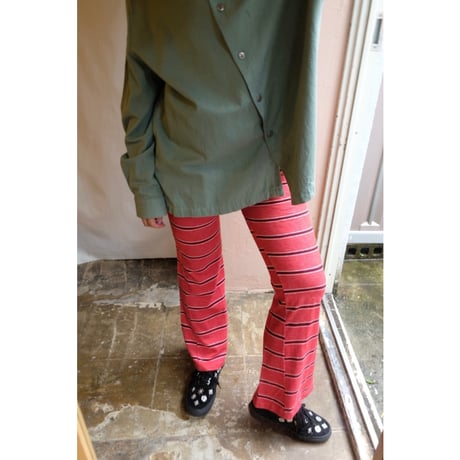 red border pants