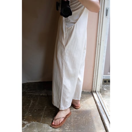 white overall