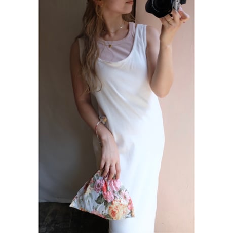 white cotton one-piece