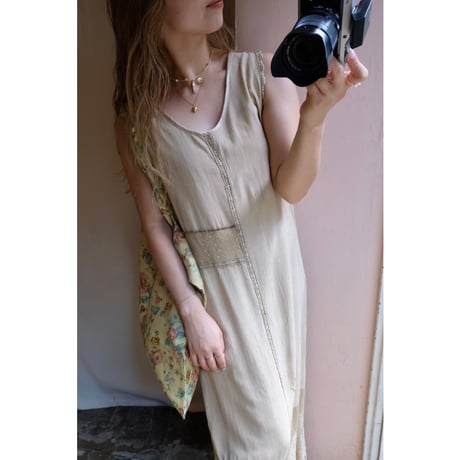 sand beige one-piece