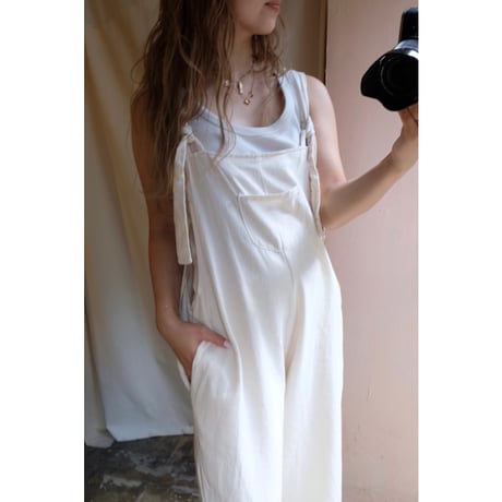 white overall