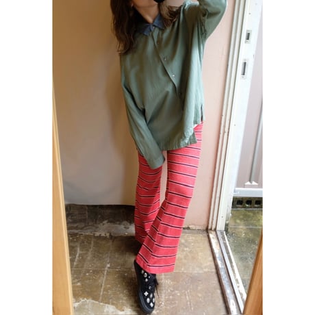 red border pants