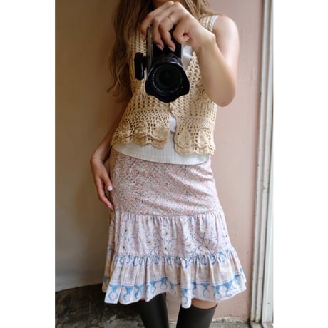 flower design skirt