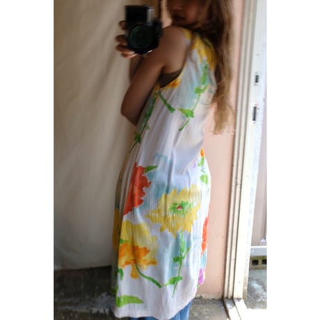 colorful flower one-piece