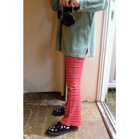 red border pants