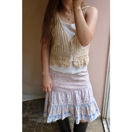 flower design skirt