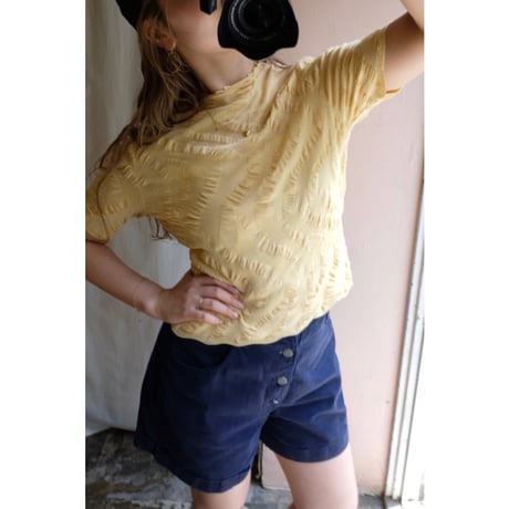 butter yellow T-shirt