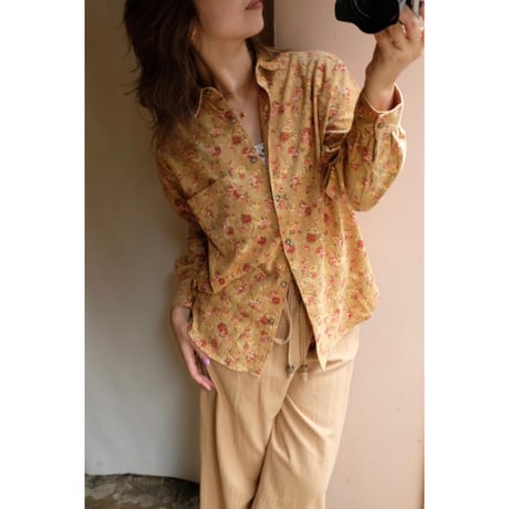 mustard flower shirt