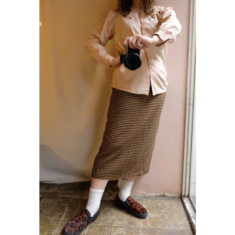 houndstooth skirt