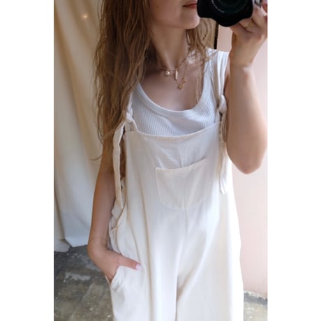 white overall