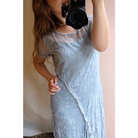 ice blue one-piece