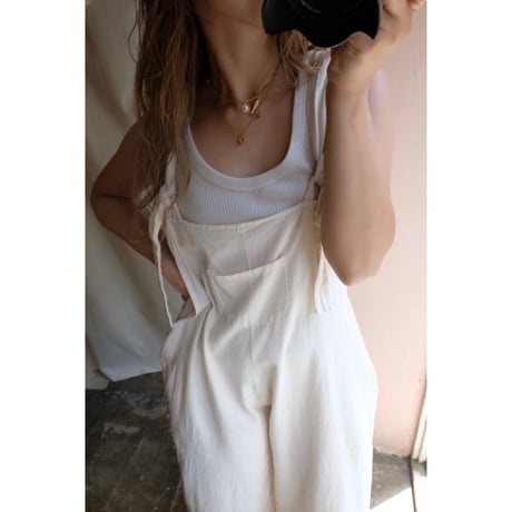 white overall