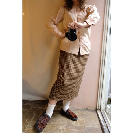 houndstooth skirt