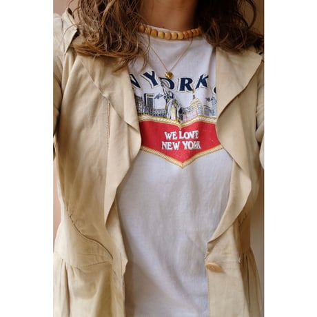 ivory leather jacket