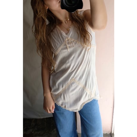 ivory tank top