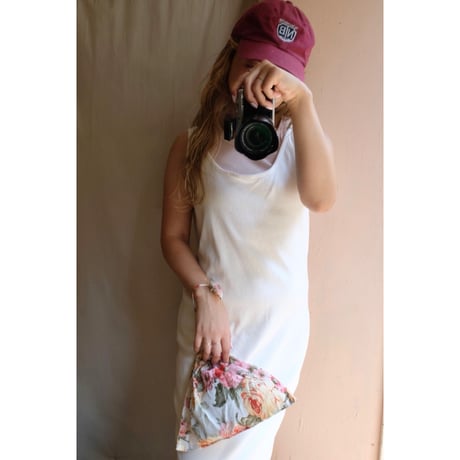 white cotton one-piece