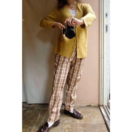 tartan check pants