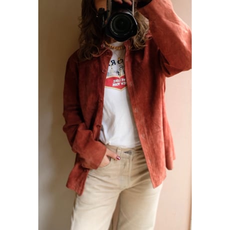 red leather jacket