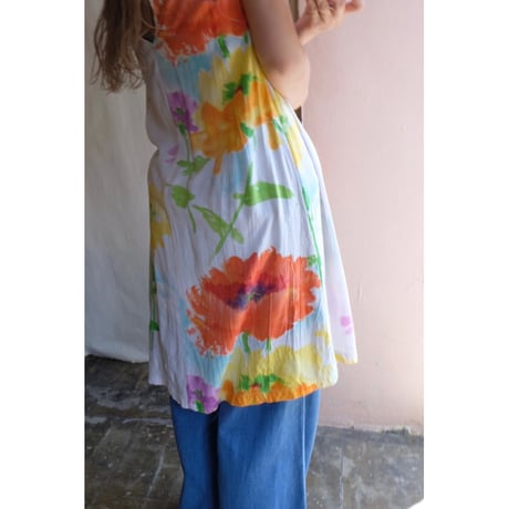 colorful flower one-piece