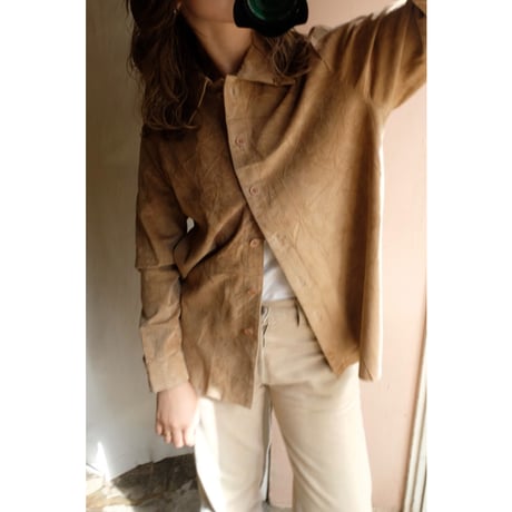 light brown leather jacket
