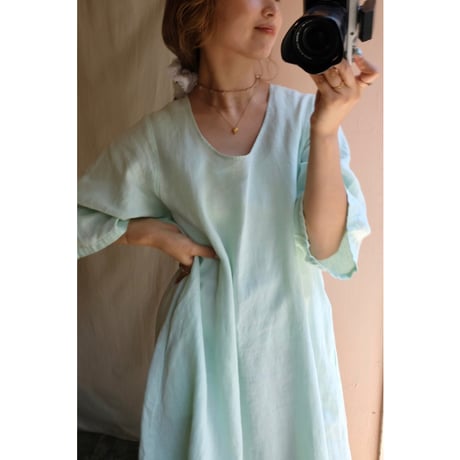 mint green one-piece