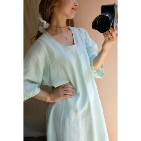 mint green one-piece