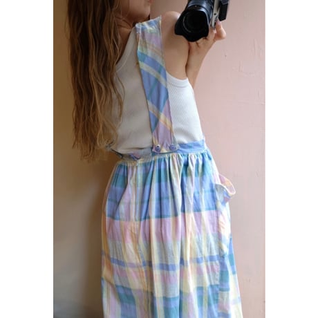 pastel color one-piece