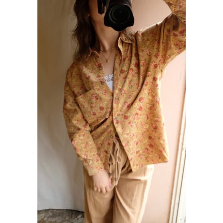 mustard flower shirt